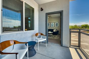 Private balconies and patios